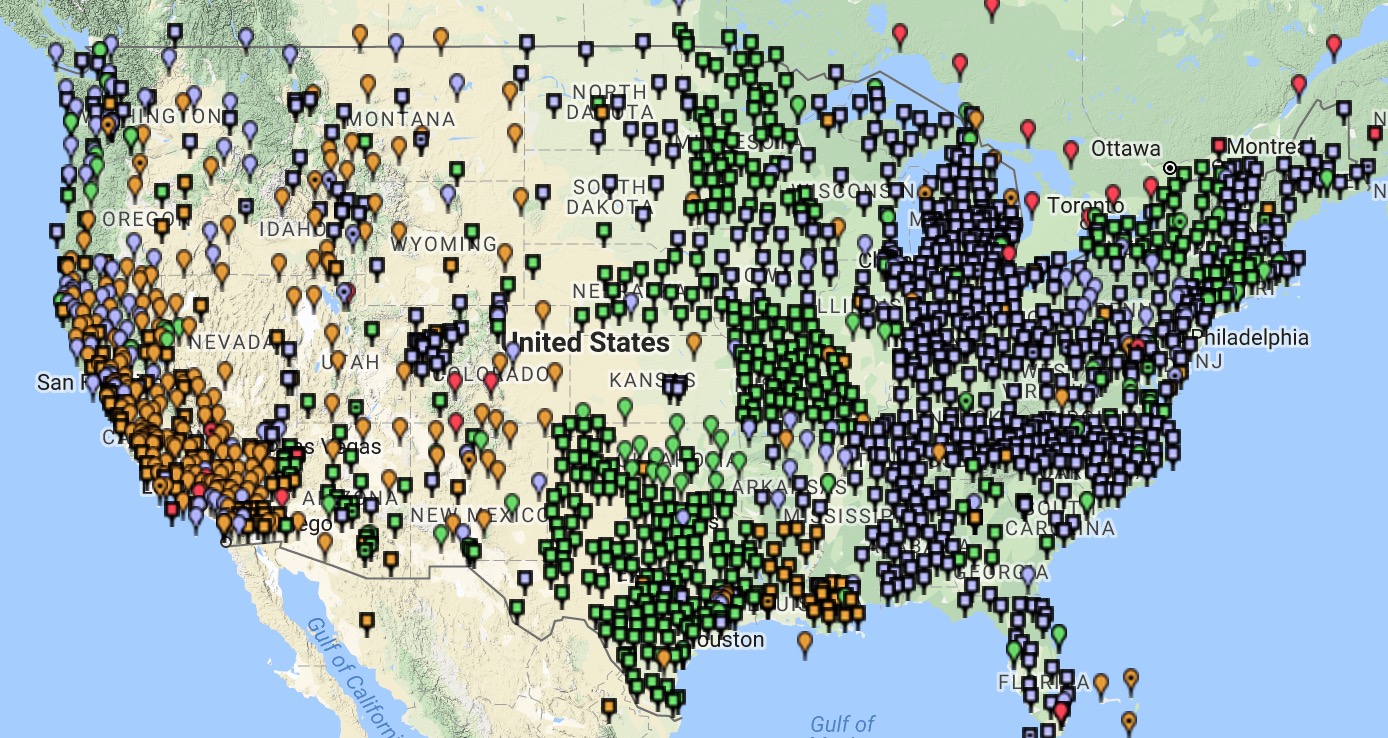 CORS Network Stations